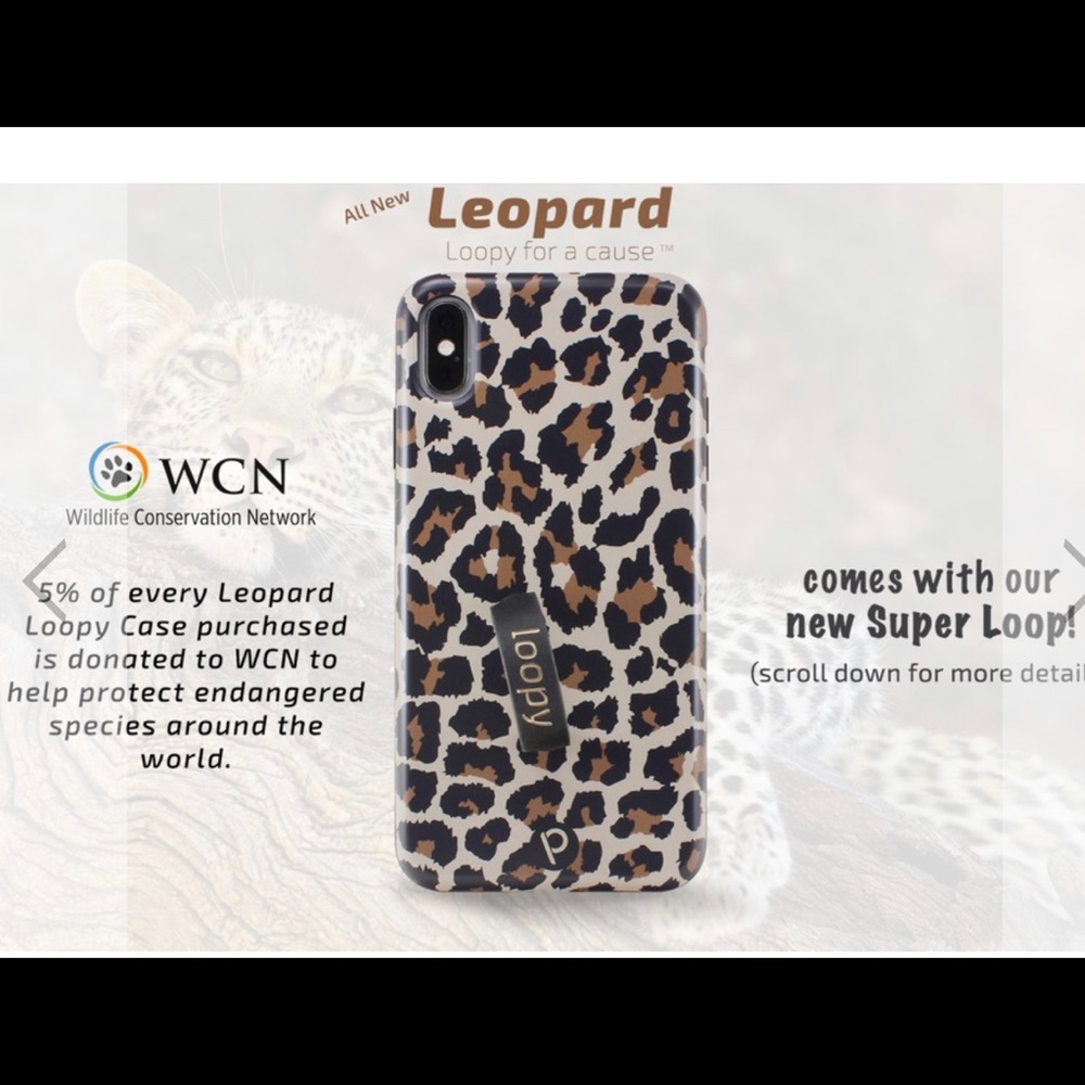 Leopard Loopy Case for iPhone XS Max